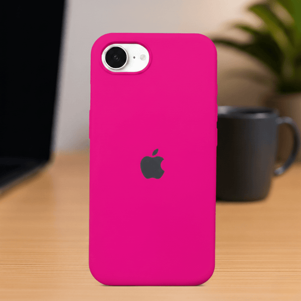 Hot pink Original Silicone case for Apple iphone 17E