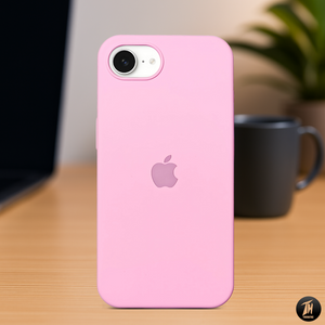 Pink Original Silicone case for Apple iphone 16e