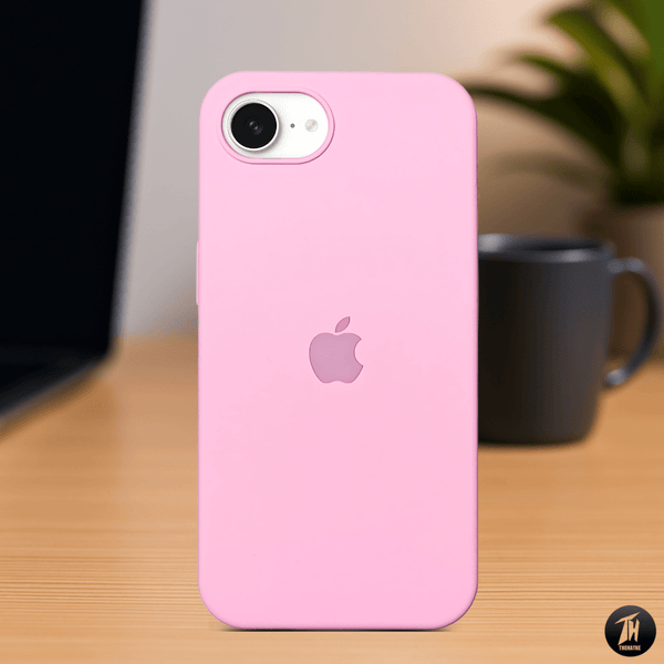 Pink Original Silicone case for Apple iphone 17E
