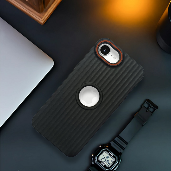 SleekLine Black Silicone Case for Apple Iphone 16e