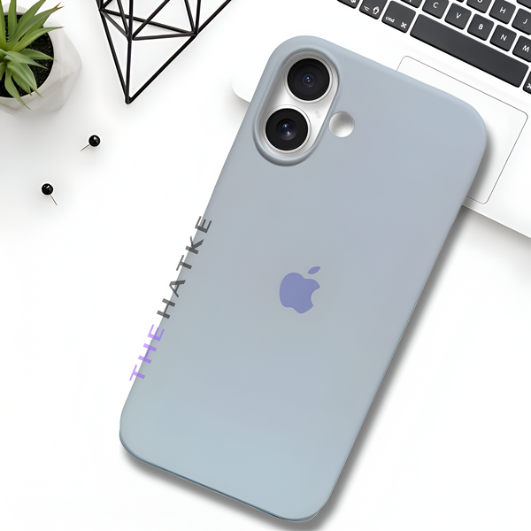 Light Grey Original Silicone case for Apple iphone 16