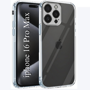 SilicaClear Transparent Silicone Case for Apple Iphone 16 Pro Max