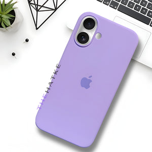 Purple Original Silicone case for Apple iphone 16