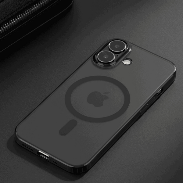 Black Shine Magsafe Case for Apple Iphone 16