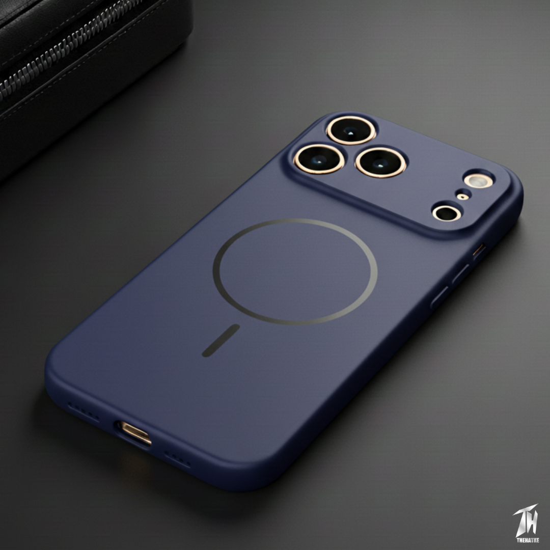 CAVEN Dark Blue Silicone case for Apple Iphone 17 Pro