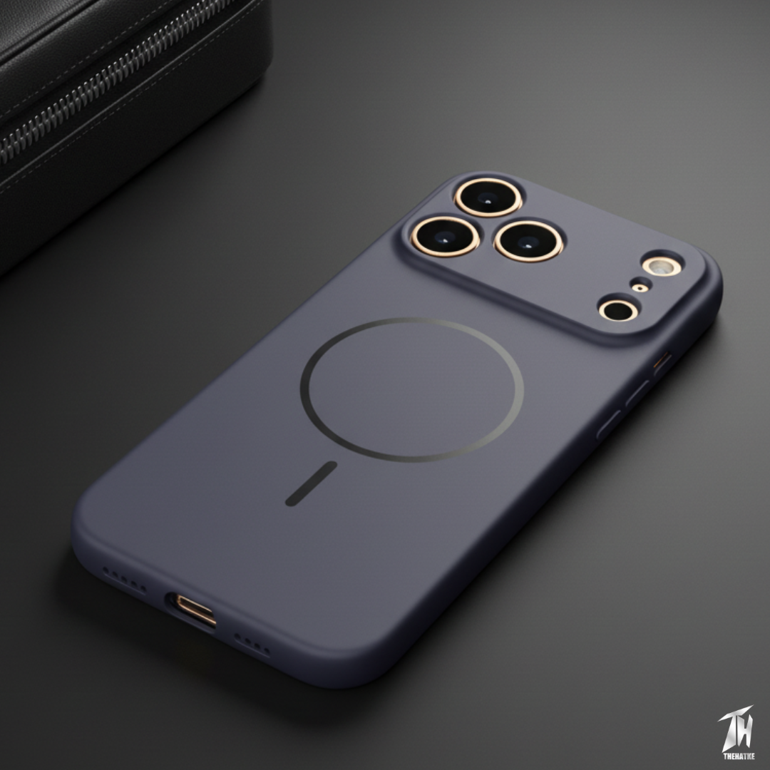 CAVEN Grey Silicone case for Apple Iphone 17 Pro