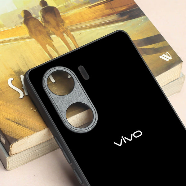 Black metal back case for Vivo V29e