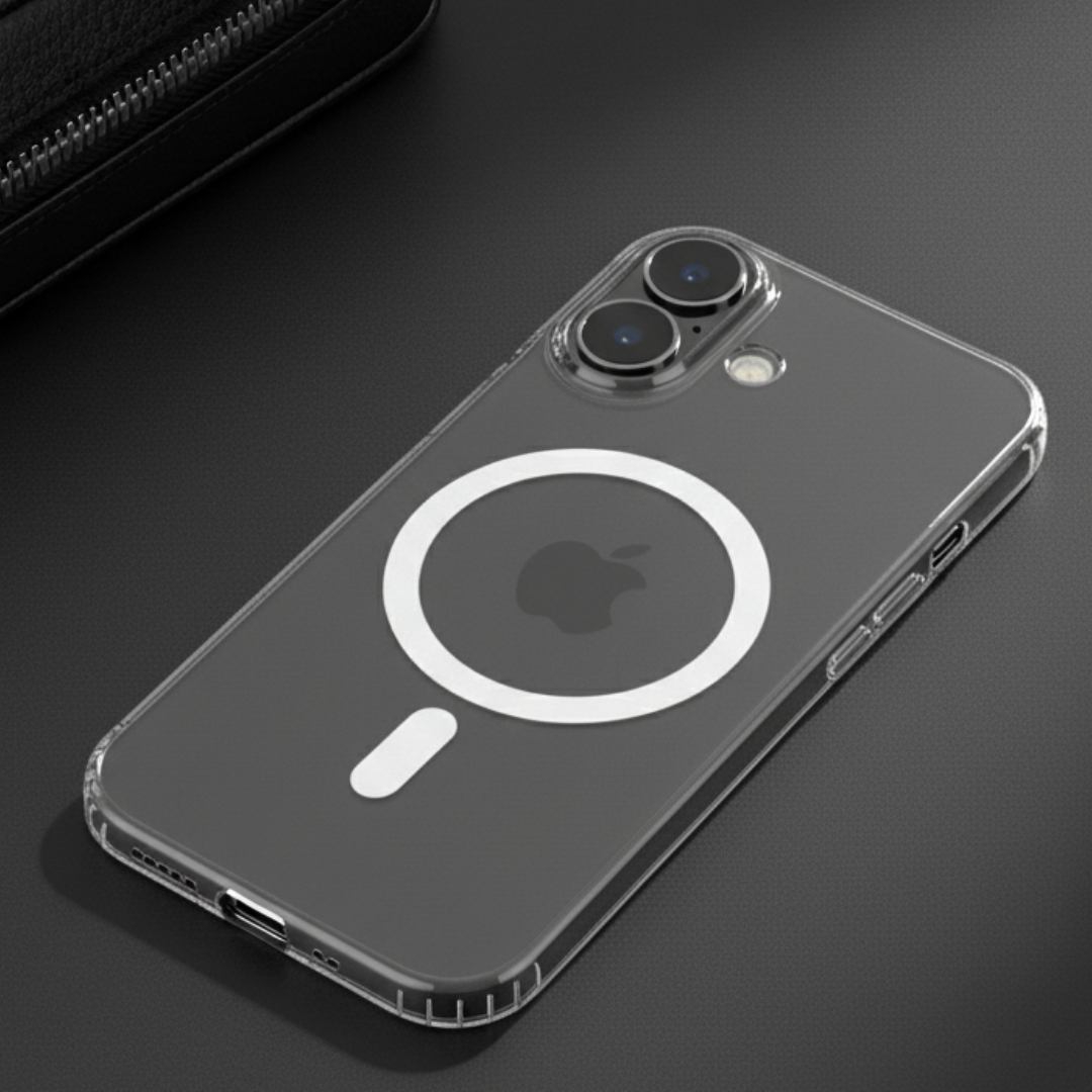 White Shine Magsafe Case for Apple Iphone 17