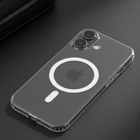 White Shine Magsafe Case for Apple Iphone 17