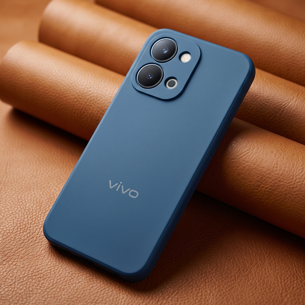 Cosmic Blue Candy Silicone Case for Vivo T5X