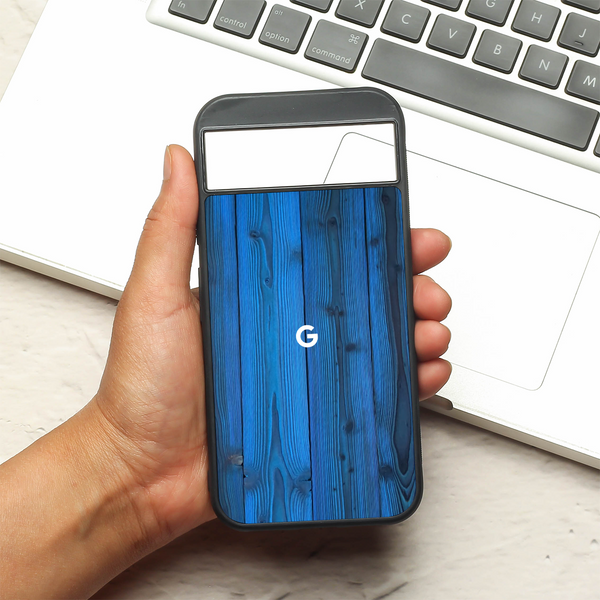 Indigo Planks metal back case for Google Pixel 8A