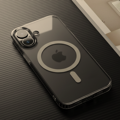 Clayish Shine Paper Magsafe Case for Apple Iphone 17