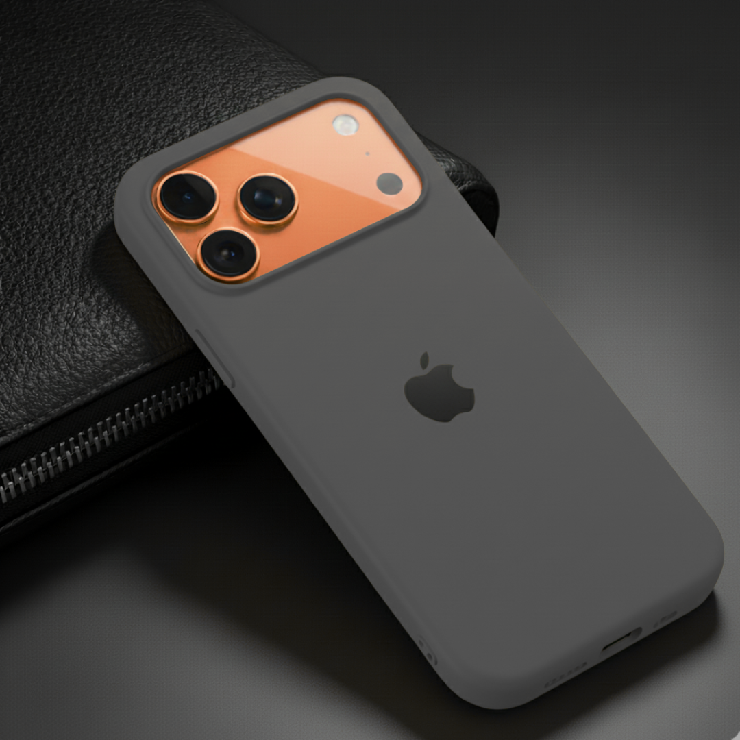 Grey Original Silicone case for Apple iphone 17 Pro