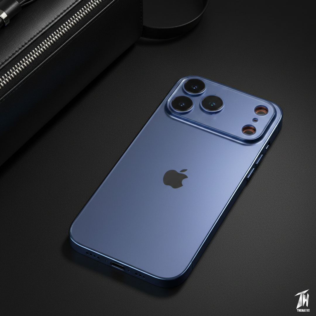 Orix Blue Matte Case for Apple iphone 17 Pro