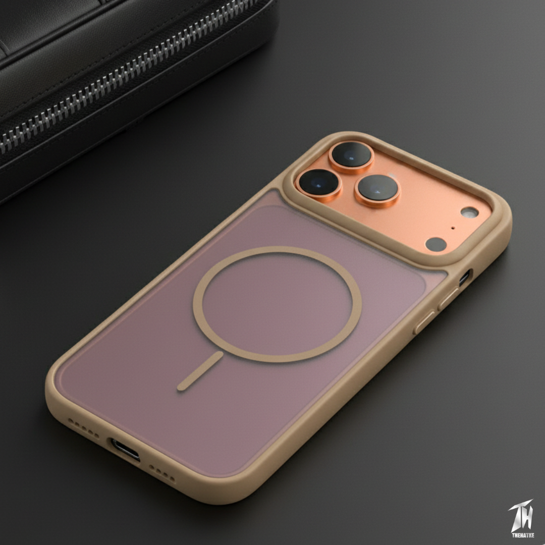 KYRON Matte Brown Case for Apple Iphone 17 Pro Max