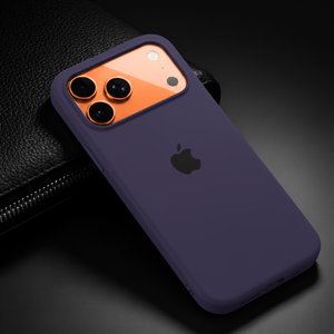 Deep Purple Original Silicone case for Apple iphone 17 Pro Max