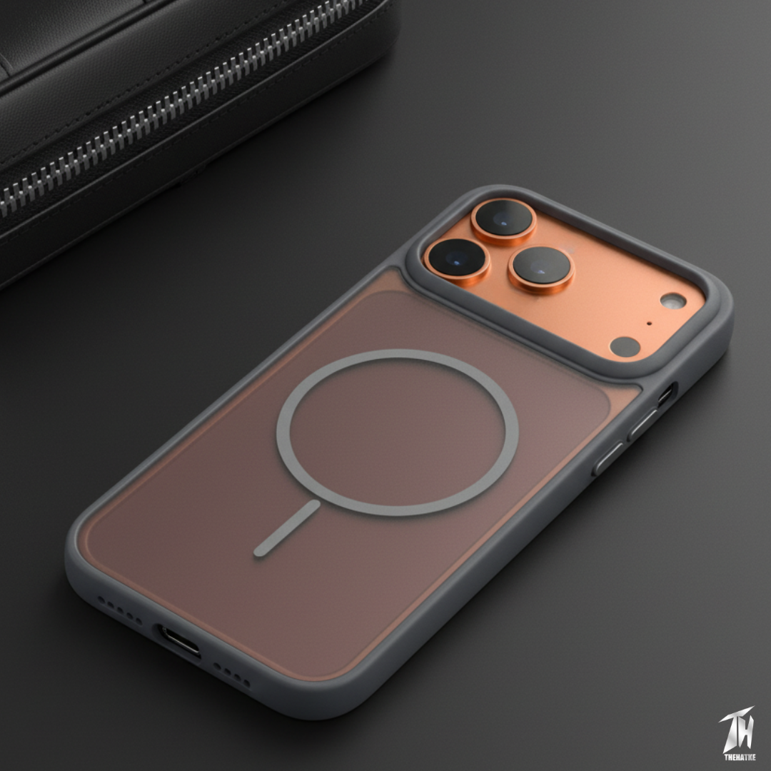 KYRON Matte Grey Case for Apple Iphone 17 Pro Max