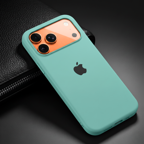 Sea Green Original Silicone case for Apple iphone 17 Pro