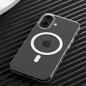 White Shine Paper Magsafe Case for Apple Iphone 17