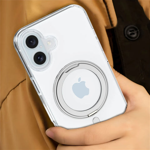 MagSafe Clear Transparent Silicone case for Apple iphone 17