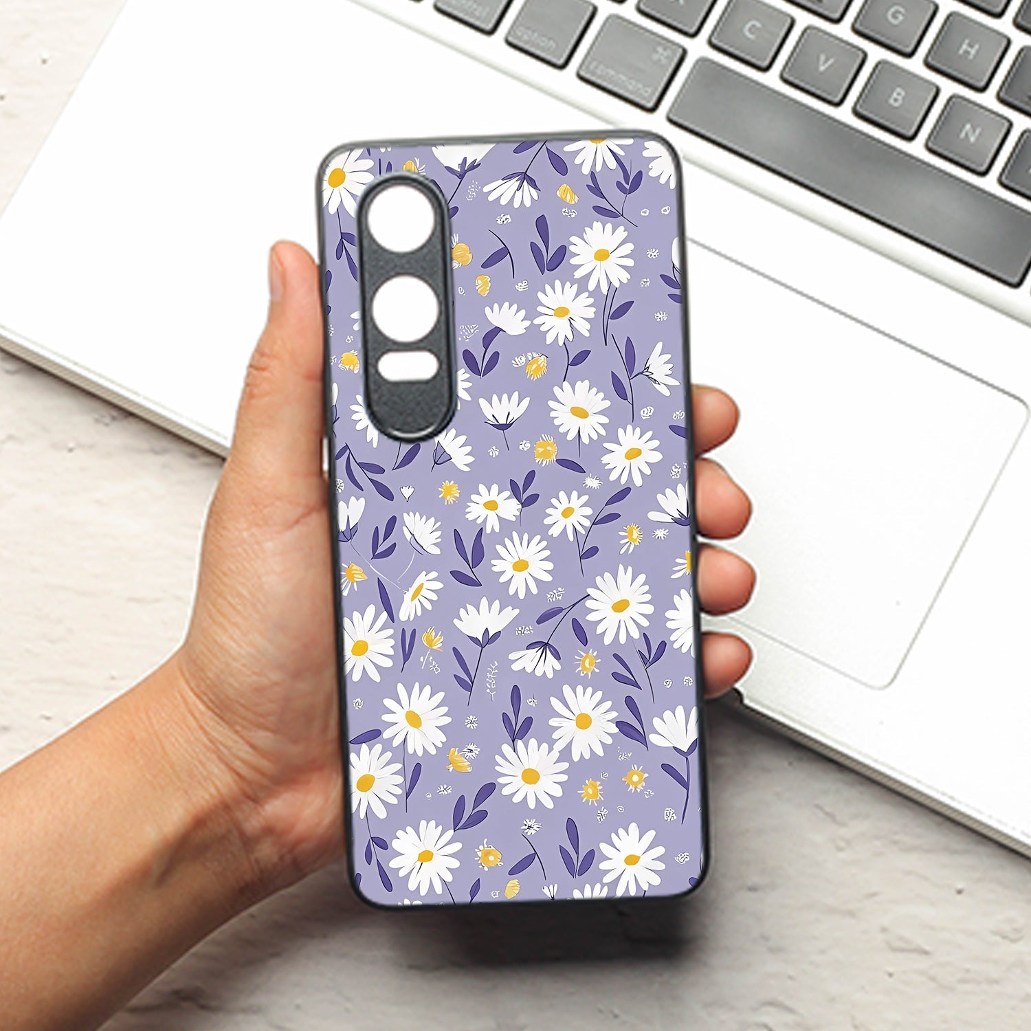 Lavender Daisies metal back case for Oneplus Nord CE 4 Lite