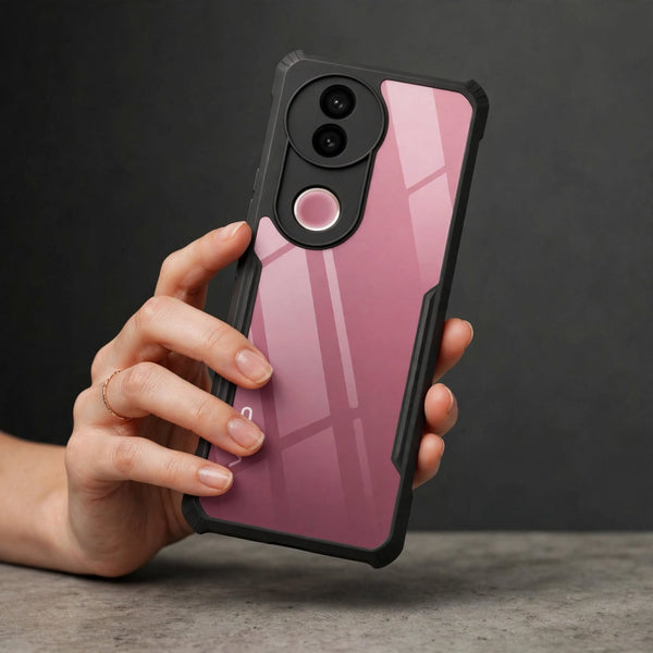 Hybrid Shockproof Transparent Silicone Case for IQOO Z10R