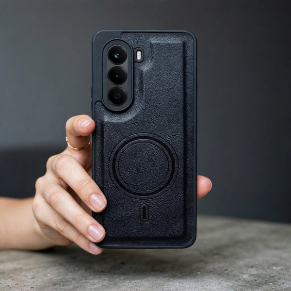 Crest Black Leather Case for Oneplus Nord Ce 6 Lite