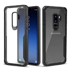 Shockproof silicone protective transparent Case for Samsung S9 Plus