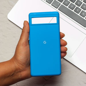 Sky blue Original Silicone case for Google Pixel 6