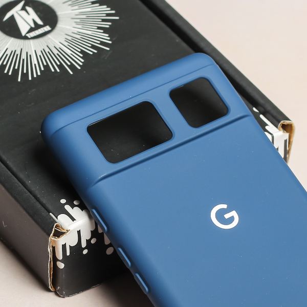 Dark Blue Camera Original Silicone case for Google Pixel 6
