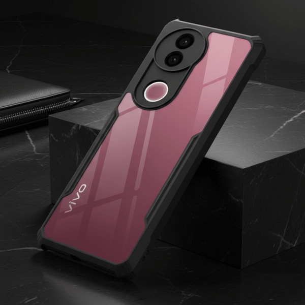 Hybrid Shockproof Transparent Silicone Case for Vivo V50
