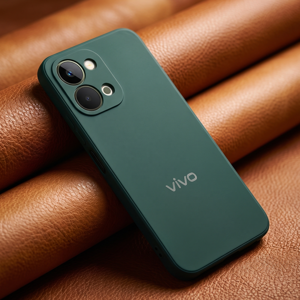 Dark Green Candy Silicone Case for Vivo T5X