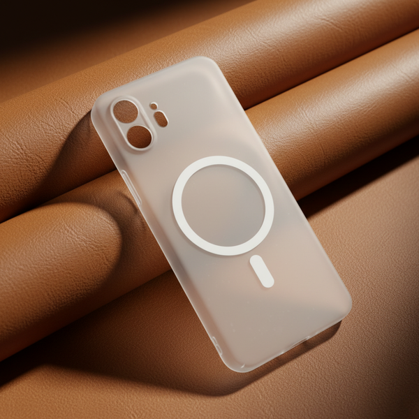 White Paper Matte Magsafe Case for Nothing Phone 2