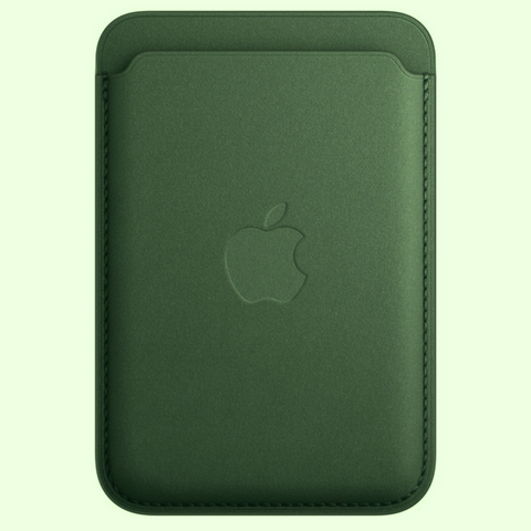 Green Wallet Case for Apple iphone