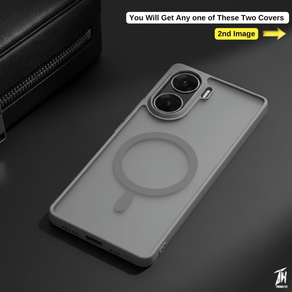 KYRON Grey Matte  Case for Vivo V29e