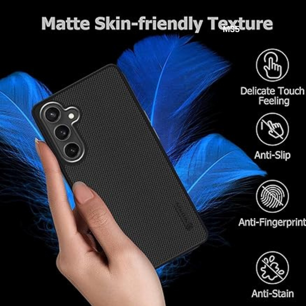 Black Niukin Silicone Case for Samsung M35