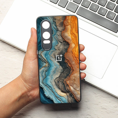 Layered Marble metal back case for Oneplus Nord CE 4 Lite