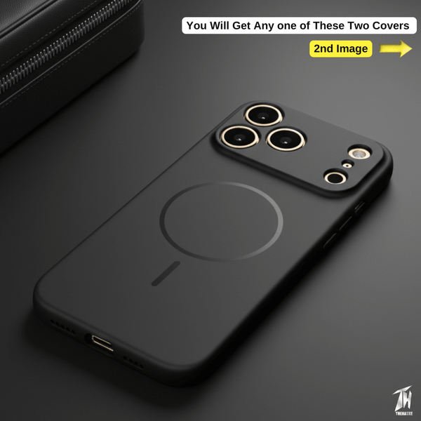 CAVEN Black Silicone case for Apple Iphone 17 Pro Max