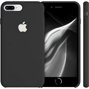 Black Original Silicone case for Apple iphone 7 Plus