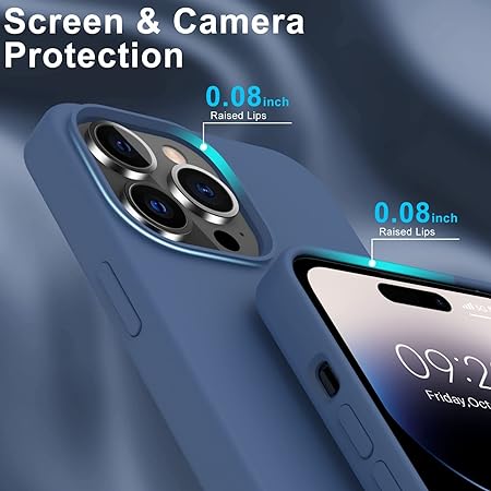 Blue Original Silicone case for Apple iphone 14 Pro Max