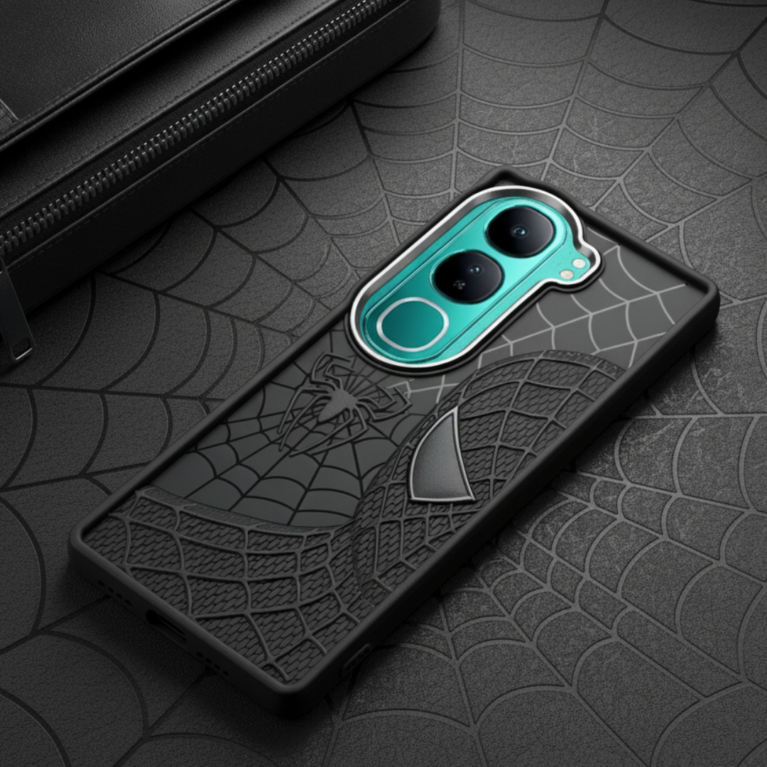 SP-Superhero Engraved logo silicon Case for Vivo Y300