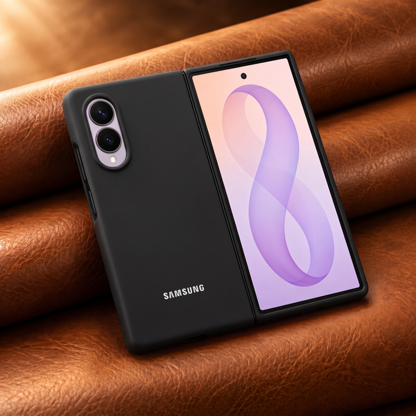 Black Original Silicone case for Samsung Z Fold 8 5G