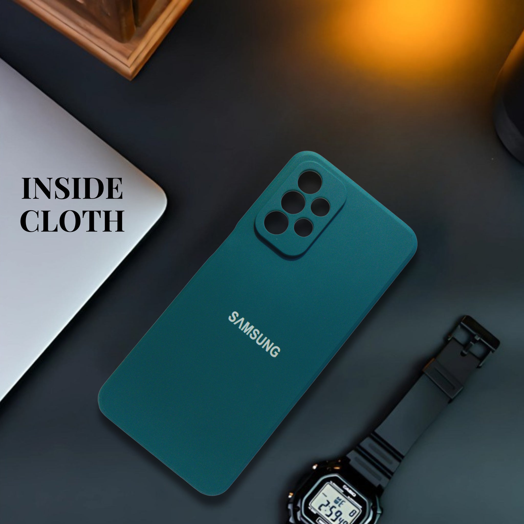 Dark Green Candy Silicone Case for Samsung A23