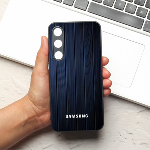 Ink Wood metal back case for Samsung S23 FE
