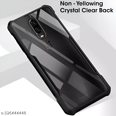 Shockproof transparent silicone Safe case for Oneplus 7