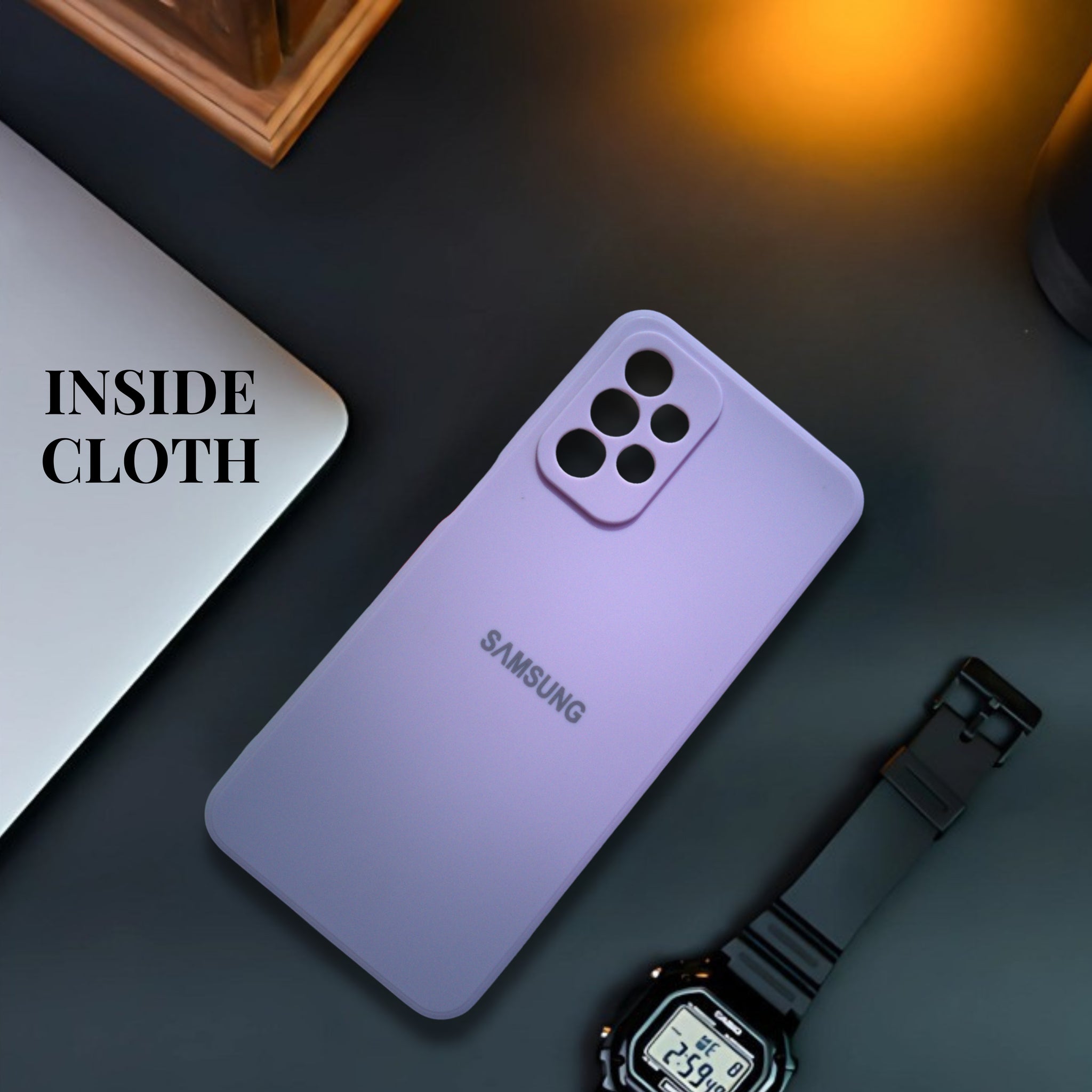 Purple Candy Silicone Case for Samsung A23
