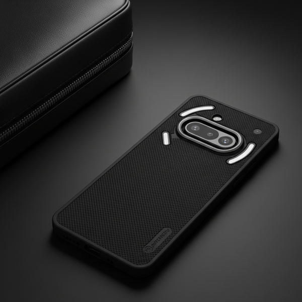 Black Niukin Silicone Case for Nothing Phone 3A