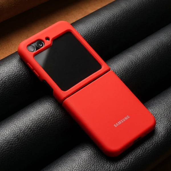Red Original Silicone case for Samsung Galaxy Z FLIP 7 fe