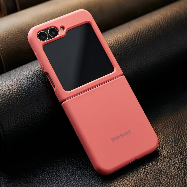 Orange Original Silicone case for Samsung Galaxy Z FLIP 5