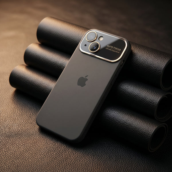 Auto Focus Grey Original Silicone case for Apple iphone 13